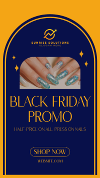 Black Friday Nail Sale Instagram Reel Image Preview