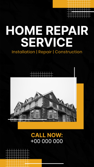 Minimal  Home Repair Service Offer Facebook story Image Preview