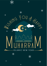 Wishing You a Happy Muharram Flyer Design