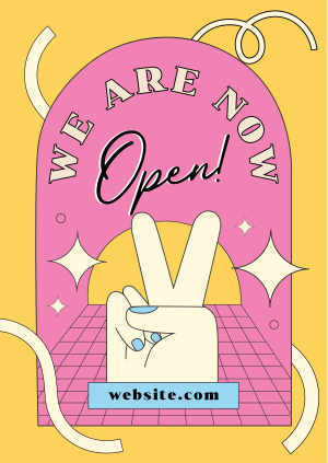 We Are Now Open Poster Image Preview