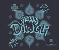 Diwali Festival Greeting Facebook post Image Preview