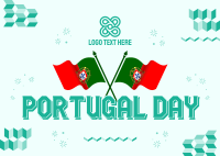 Portugal National Day Postcard Image Preview