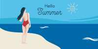 Hello Summer Scenery Twitter post Image Preview