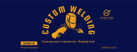 Custom Welding Works Facebook Cover Design