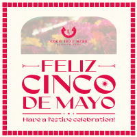 Cinco De Mayo Typography Instagram Post Preview