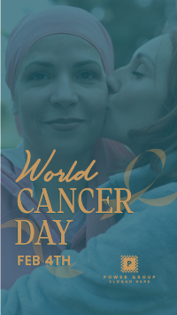 Cancer Day Support Facebook Story Design