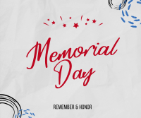 Memorial Day Doodle Facebook post Image Preview