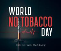 No Tobacco Day Facebook Post Design