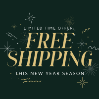 Year End Shipping Instagram Post Design