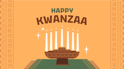 Kwanzaa Candle Facebook event cover Image Preview