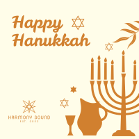 Happy Hanukkah Instagram post Image Preview