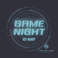 Futuristic Game Night Instagram Post Design
