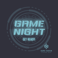 Futuristic Game Night Instagram Post Image Preview