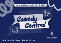 Comedy Central Podcast Postcard Image Preview