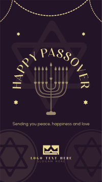 Happy Passover Greetings Instagram Story Design