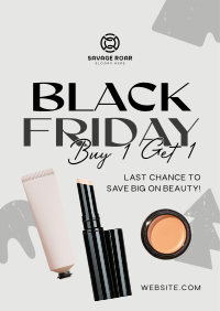 Beauty Products Black Friday Poster Image Preview