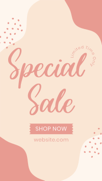 Special Sale for a Limited Time Only Facebook Story Design