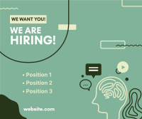 We're Hiring Creatives Facebook post Image Preview