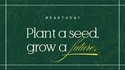 Plant a seed Facebook event cover Image Preview