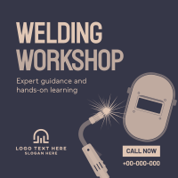 Welding Workshop Instagram Post Design