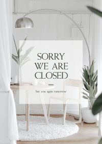 Sorry We Are Closed Poster Image Preview
