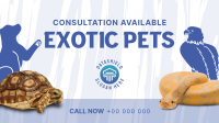 Exotic Vet Consultation Facebook Event Cover Image Preview