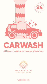 Carwash Services Instagram Story Design