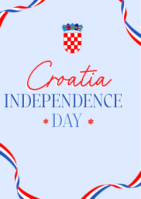 Croatia's Day To Be Free Flyer Image Preview