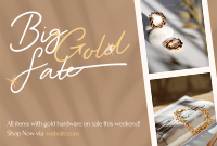 Big Gold Sale Pinterest board cover Image Preview