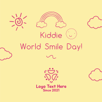 Kiddie World Smile Day Instagram Post Design