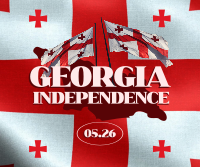 Georgia Independence Day Celebration Facebook Post Design