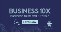 Business Talks Facebook ad Image Preview