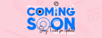 Quirky Scribbles Coming Soon Facebook Cover Design