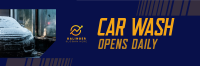 Car Wash Detailing Twitter header (cover) Image Preview