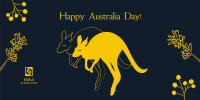 Australia Day Kangaroo Twitter post Image Preview
