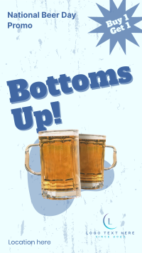 Bottoms Up YouTube short Image Preview