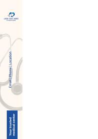 Side Stethoscope Letterhead Design