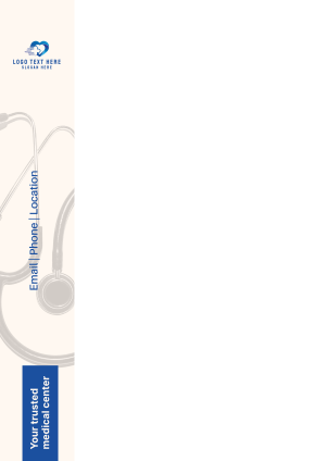 Side Stethoscope Letterhead Image Preview