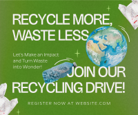 Global Recycling Drive Facebook Post Preview
