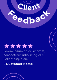 We Appreciate Your Feedback Flyer Design