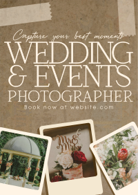 Rustic Wedding Photographer Poster Image Preview