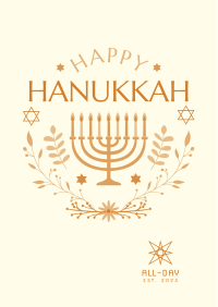 Happy Hanukkah Flyer Image Preview