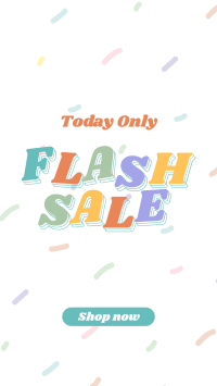 Flash Sale Multicolor Facebook Story Design