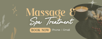 Massage and Spa Wellness Facebook cover Image Preview