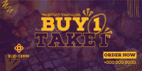 Buy 1 Take 1 Barbeque Twitter post Image Preview