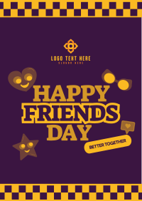 Quirky Friendship Day Flyer Image Preview