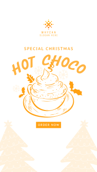 Christmas Hot Choco Facebook Story Design