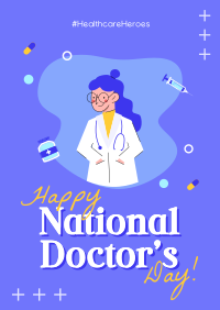 Doctors' Day Celebration Poster Design