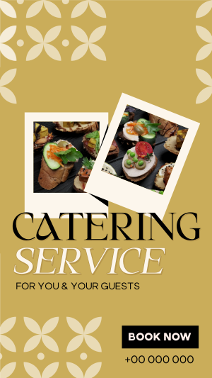 Catering Service Business Facebook story Image Preview