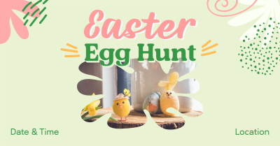 Fun Easter Egg Hunt Facebook ad Image Preview